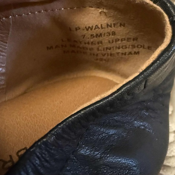 Black Leather Lucky Brand Women's Shoes - Picture 3 of 7